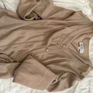 St. John jacket with logo buttons size 14